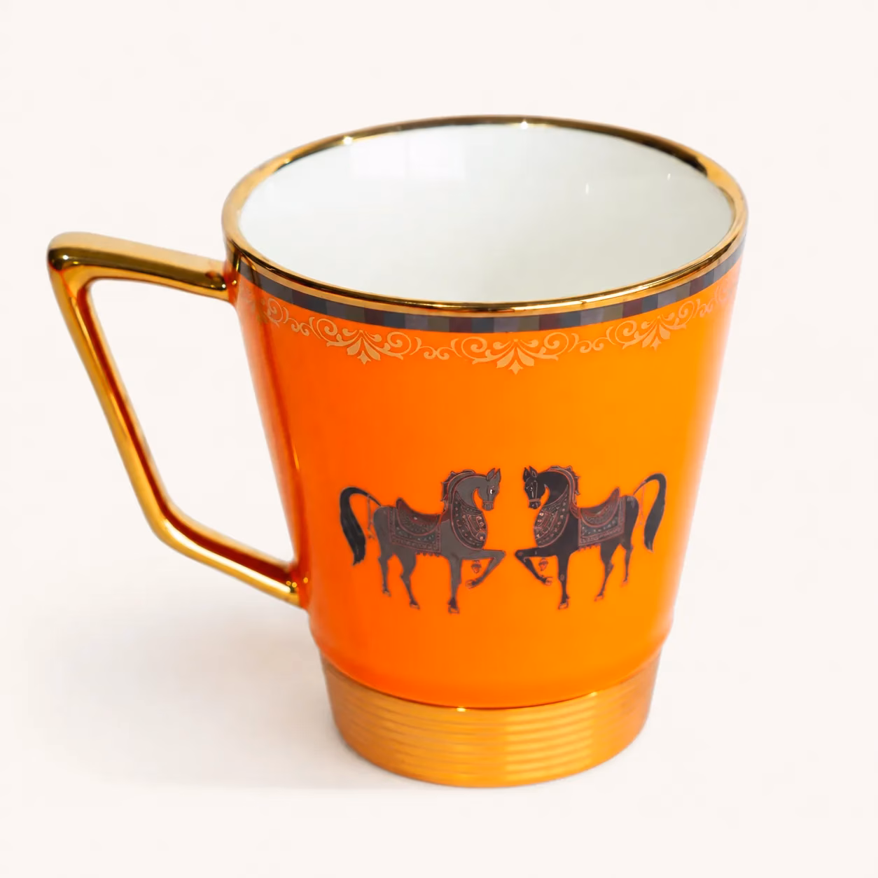 Orange Horse Mug