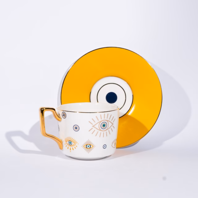 Saffron Nazar Cup & Saucer